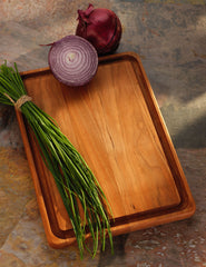 12"x9"x3/4" Cutting Board with Drip Tray