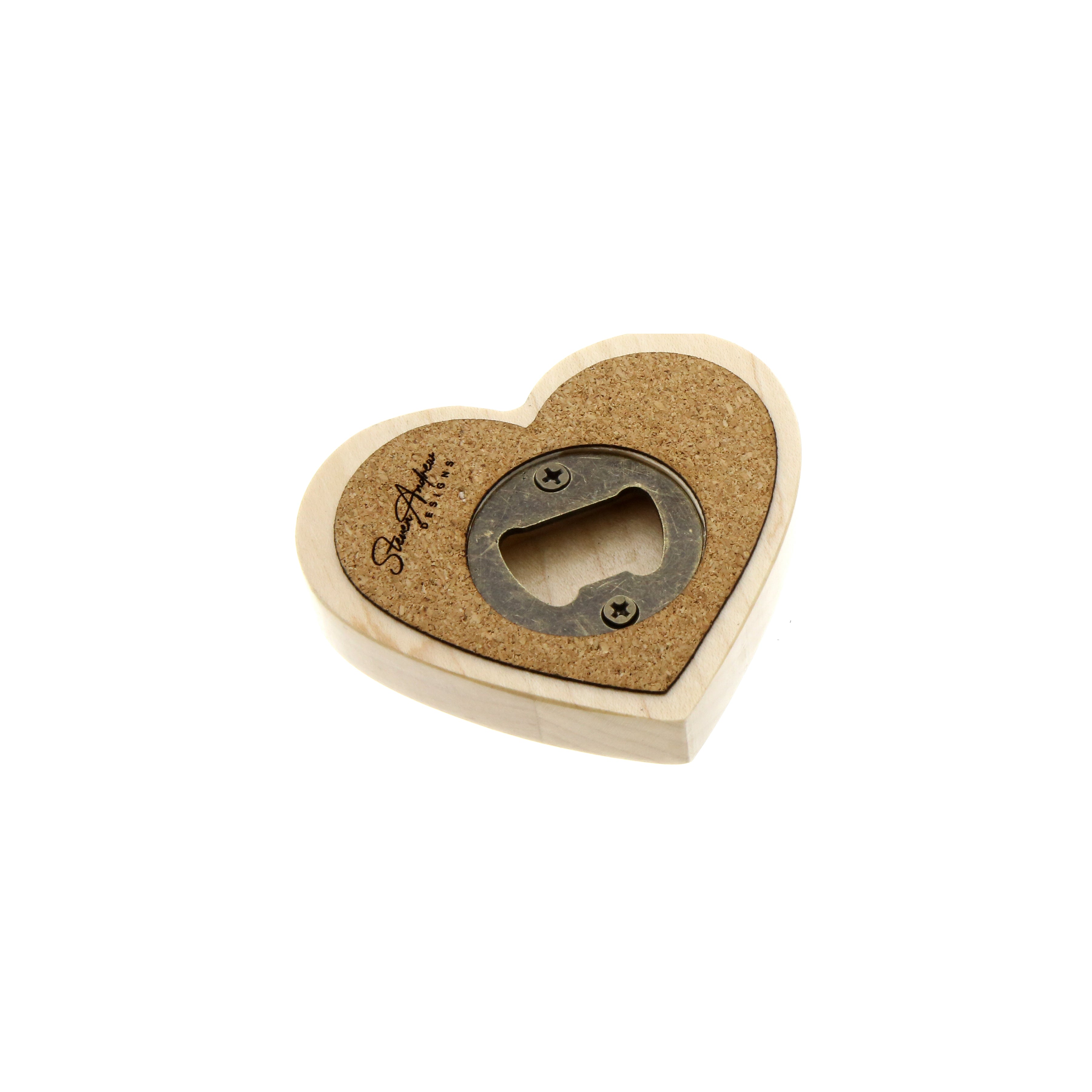 Heart Bottle Opener/Coaster